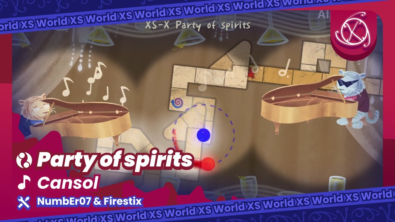 〖ADOFAI Clear #12〗World XS (Cansol) - Party of spirits / by NumbEr07 & Firestix