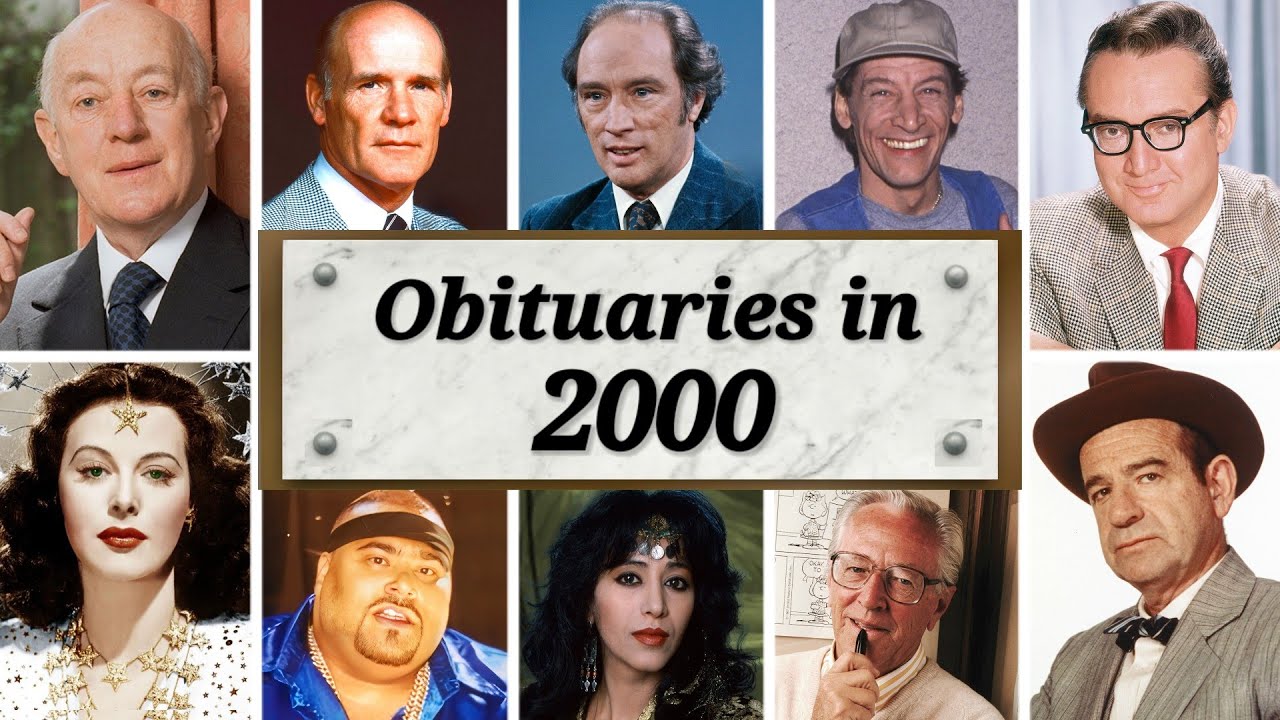 Obituary in 2000: Famous Faces We Lost in 2000
