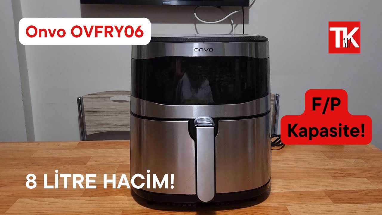 İÇİNE DÜNYALARI SIĞDIRAN HACİM KRALI! Onvo OVFRY06 8 Lt Airfryer İncelemesi