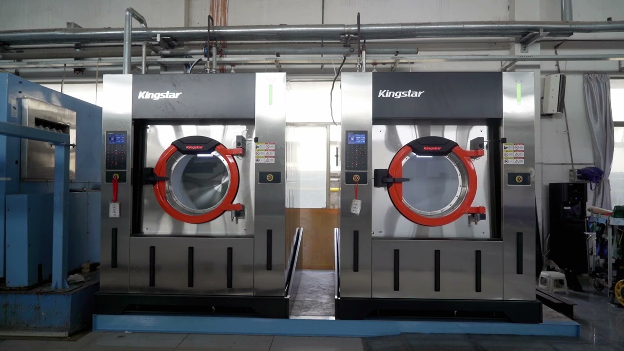 KINGSTAR 120KG washer extractor with forward tilting. Big capacity washer, washing machine. Kingstar