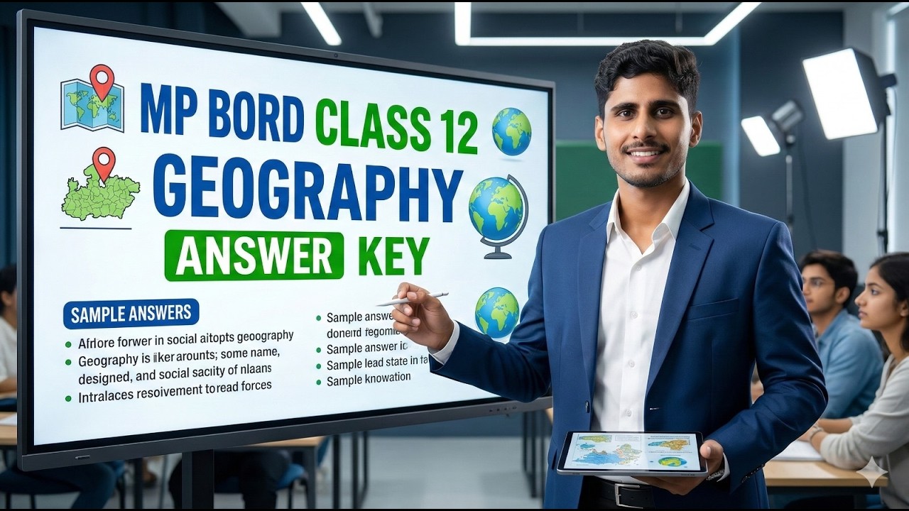Class12 Geography Answer Key 2026 | 12th Geography Paper Solution | सभी प्रश्नों के सही उत्तर