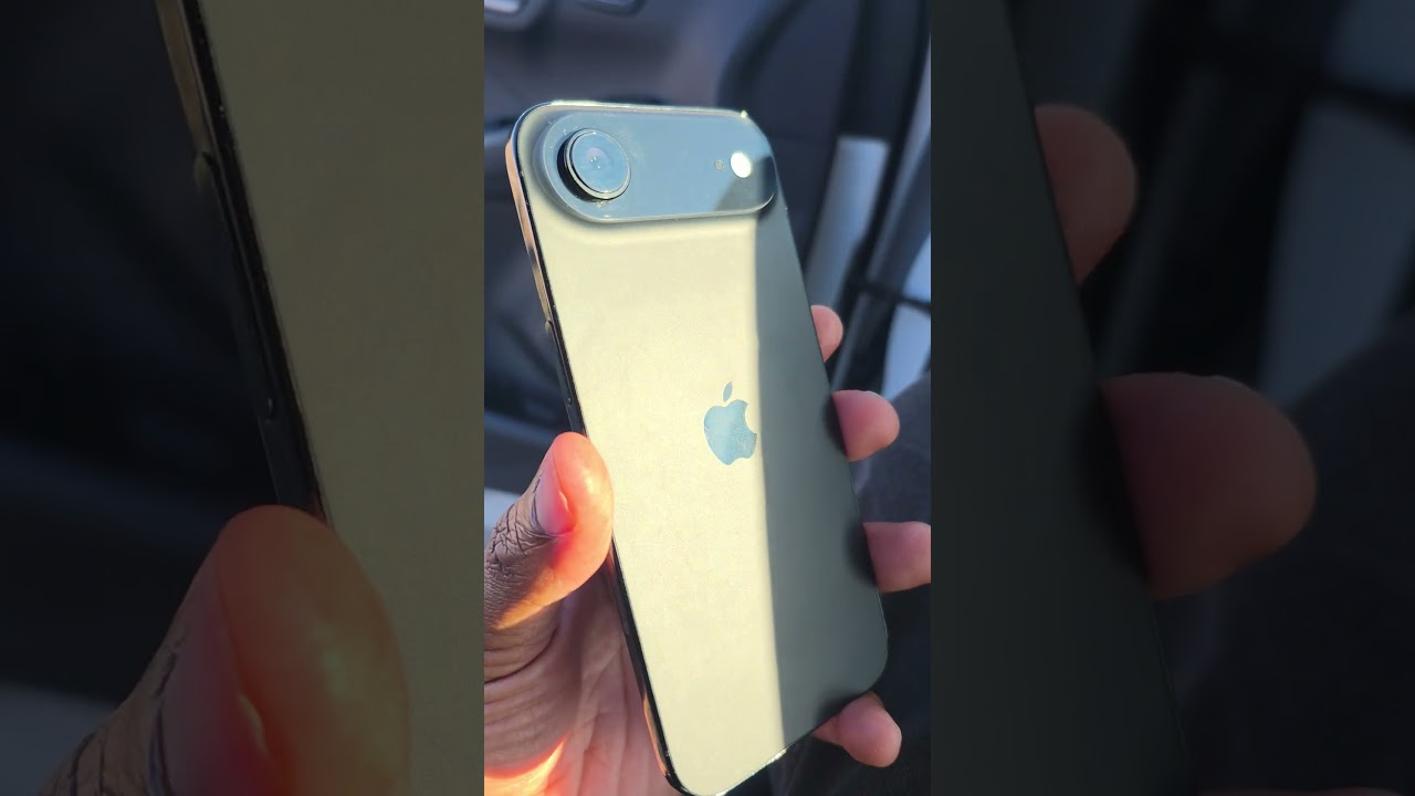 I Love the iPhone Air and it's SINGLE Speaker....... PSYCH!! #apple #iPhoneair #speaker #bestphone