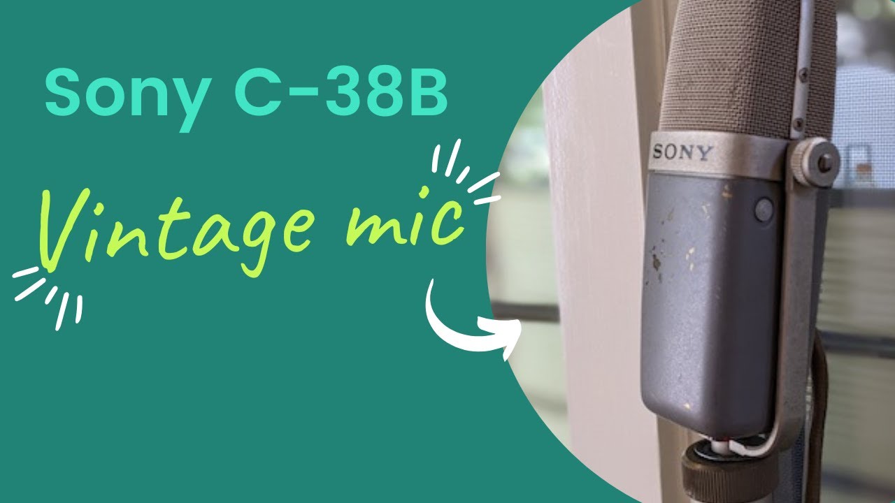 Testing the Sony C-38B vintage microphone