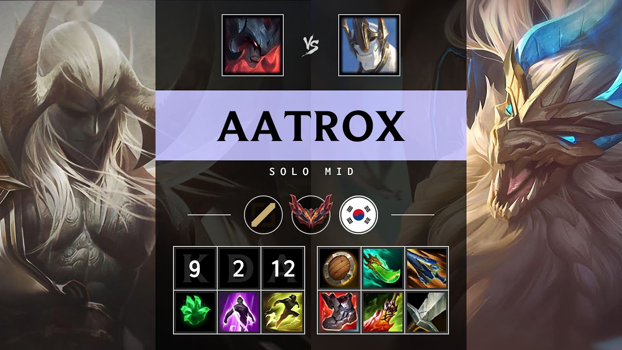 Aatrox Mid vs Galio - KR Grandmaster Patch 25.20
