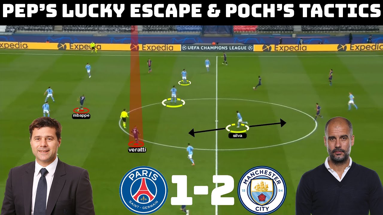Tactical Analysis : PSG 1 - 2 Manchester City | Pochettino & Guardiola's Tactical Battle |