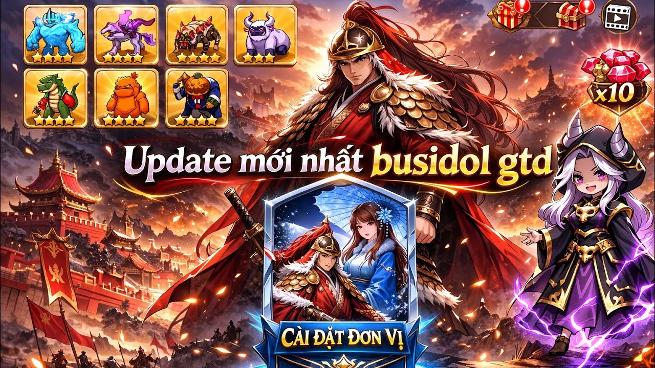 Cập nhập sk bus mới và thử nhân vật sk 🤯|TMTgame | code gold tower defense #busidol 