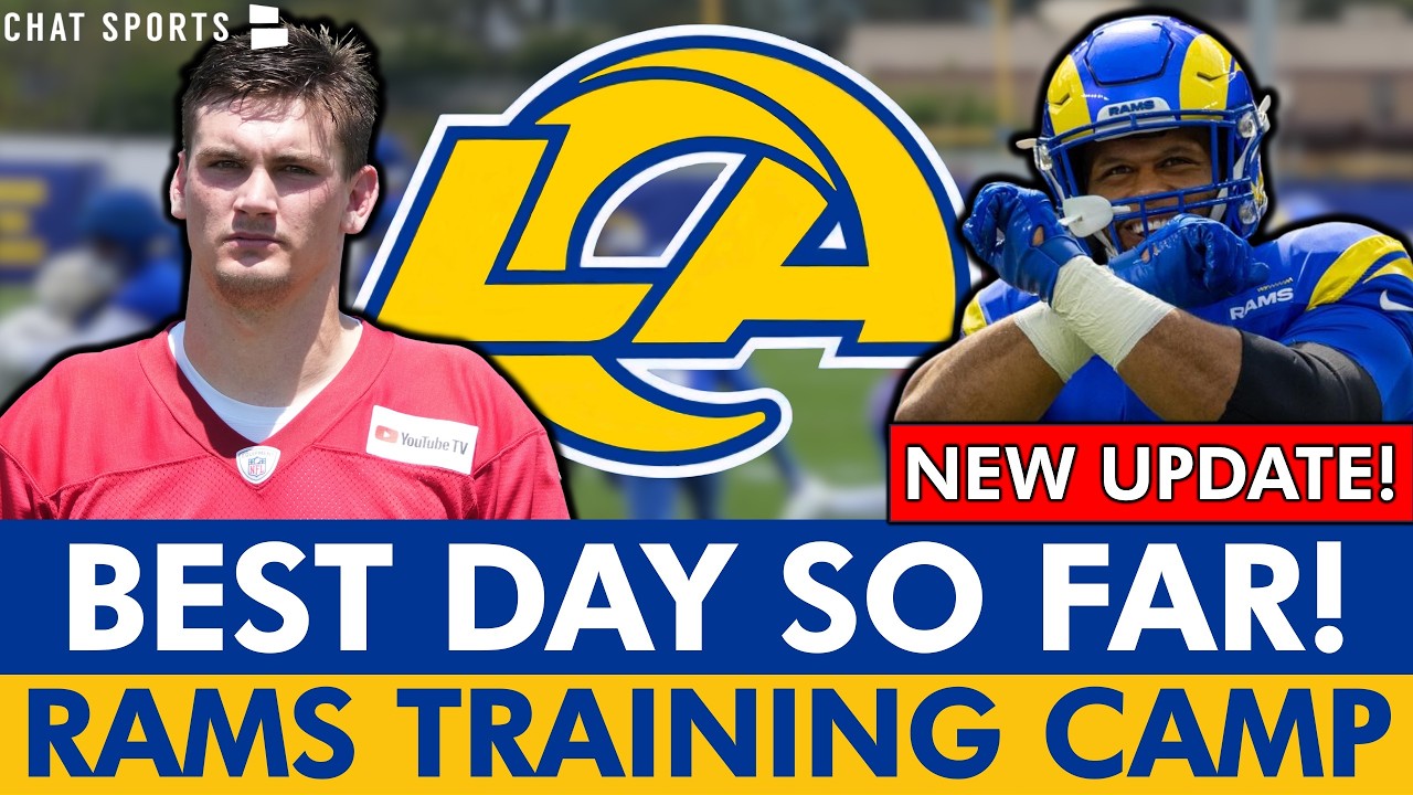 MUST-SEE Aaron Donald Update + Ty Simpson's BEST DAY So Far? Rams Training Camp Takeaways