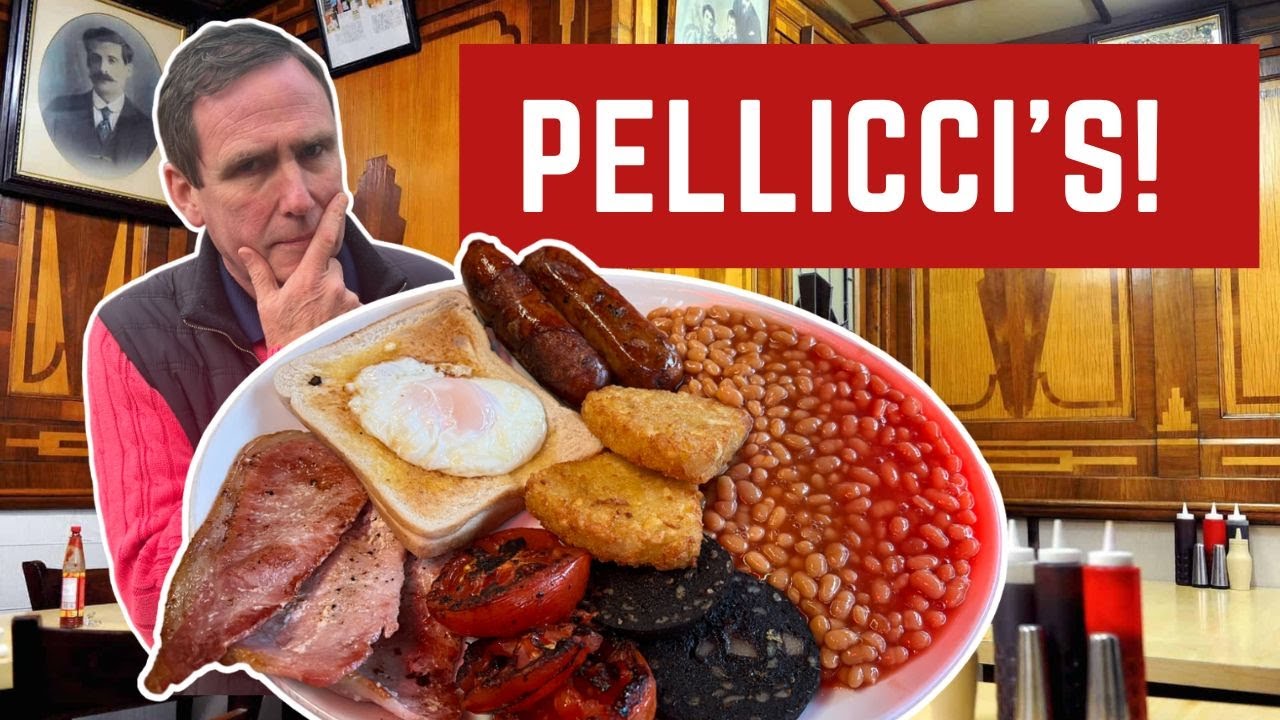 Reviewing PELLICCI'S HUGE BREAKFAST - THE BEST CAFE IN LONDON!