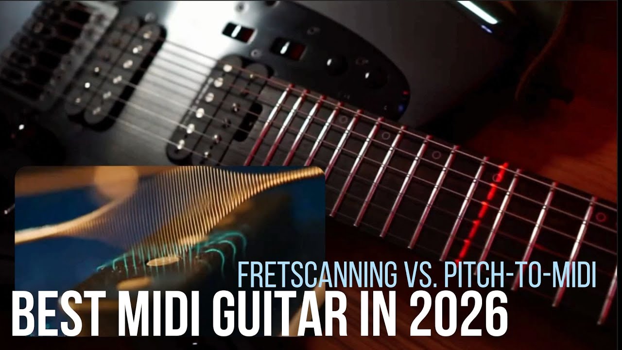 Best MIDI Guitar solution in 2026 - Fretboard scanning vs Pitch-to-MIDI