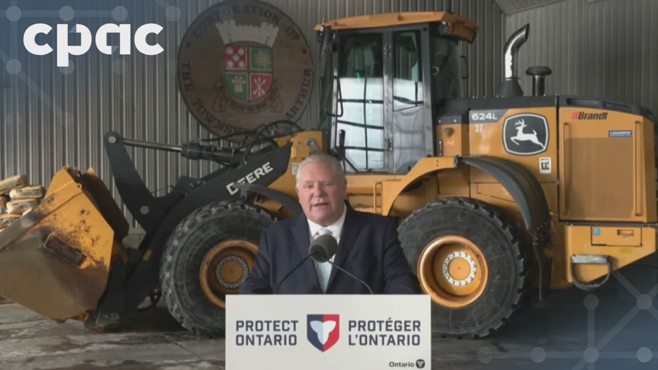 Ontario's Doug Ford announces water infrastructure funding in Perth–Wellington – March 18, 2026