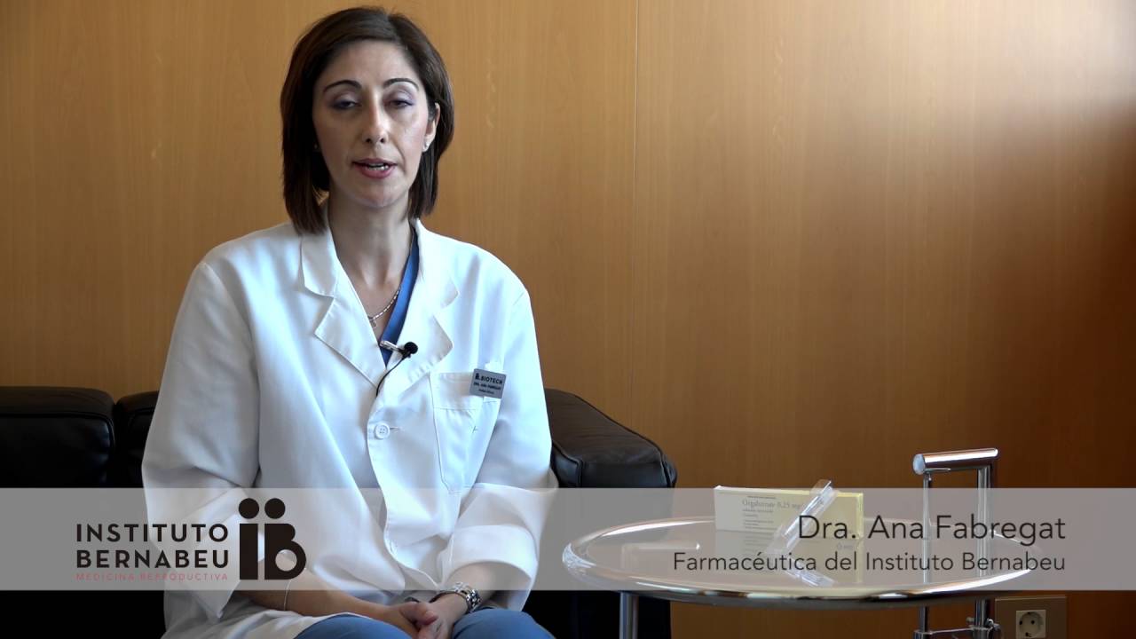 Orgalutran®: preparación y administración de la medicina. Instituto Bernabeu