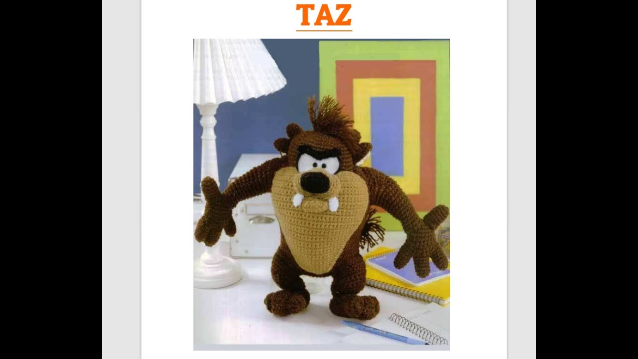 DESCARGAR PATRON AMIGURUMI DEMONIO DE TAZMANIA