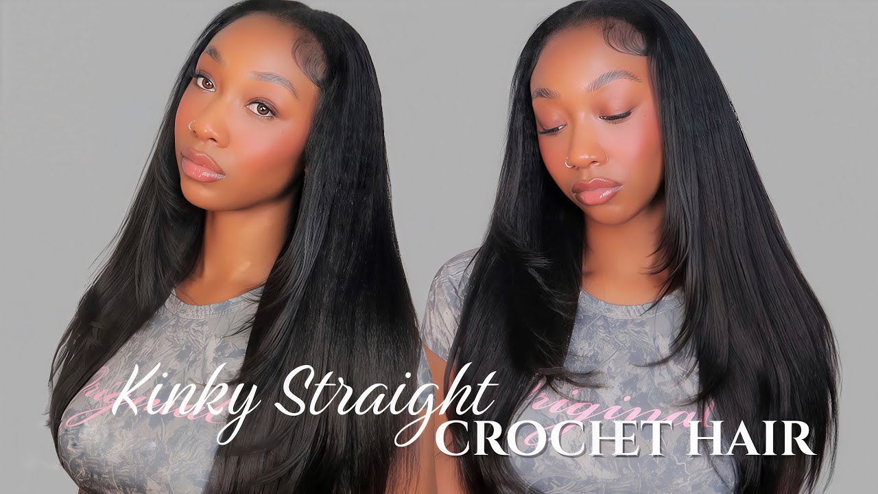 DIY Kinky Straight Crochet Human Hair Install Tutorial | YGwigs