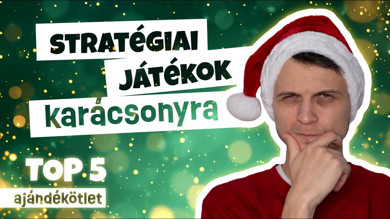 🧠 TOP 5 STRATÉGIAI TÁRSASJÁTÉK KARÁCSONYRA🎄