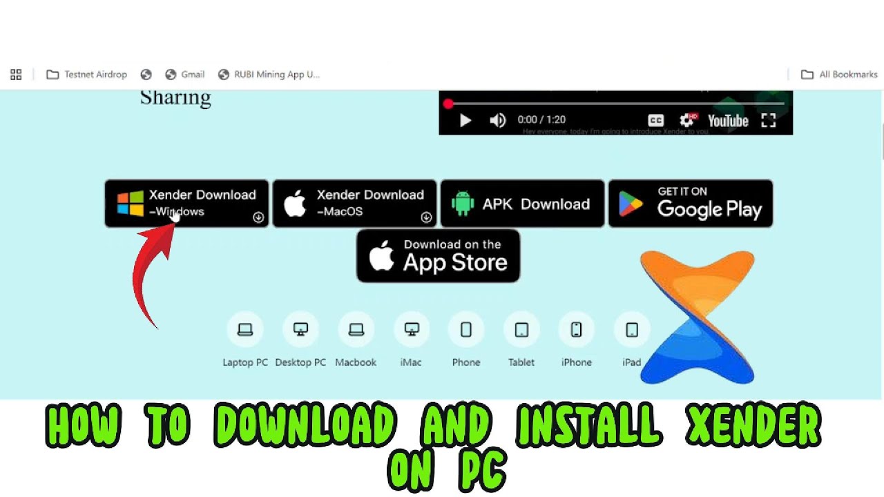 Как загрузить и установить Xender на Windows PC
