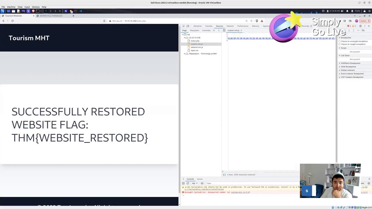 TryHackMe Code Analysis: Live Web Hacking