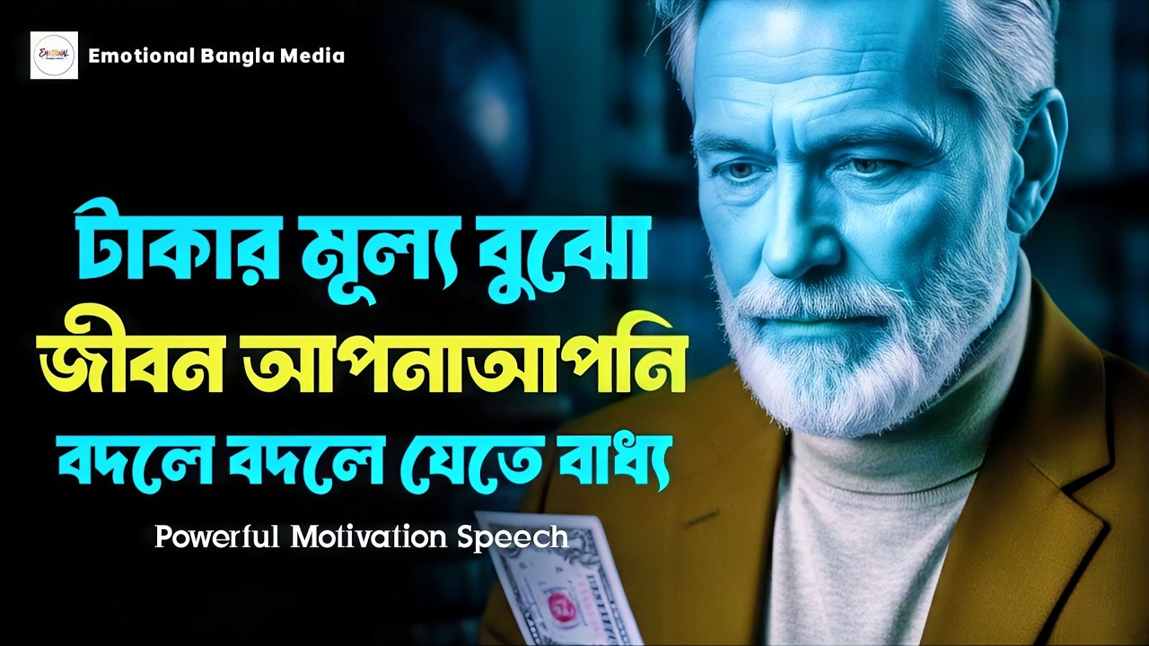 টাকার মূল্য বোঝো-জীবন আপনা আপনি বদলে যাবে | মোটিভেশনাল কথা | Motivational Speech Bangla For Success