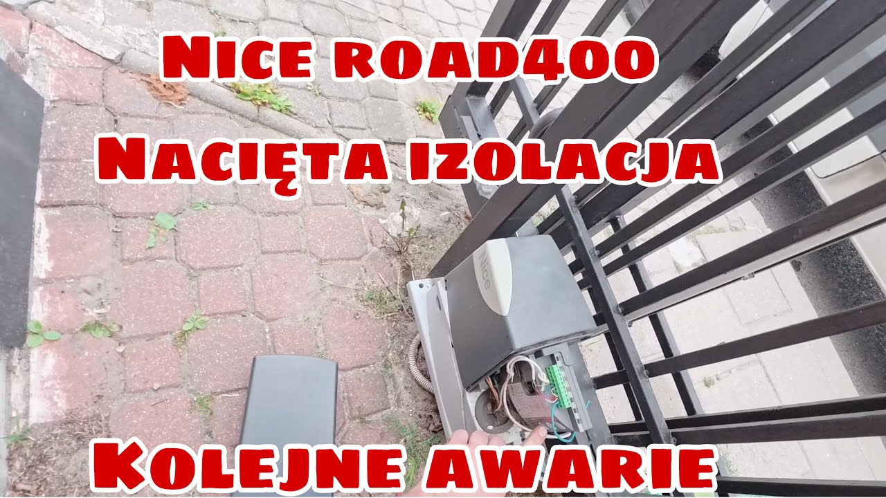 Kolejny dzień z awariami Nice road400 , automatyczne schody, łącznik hormann