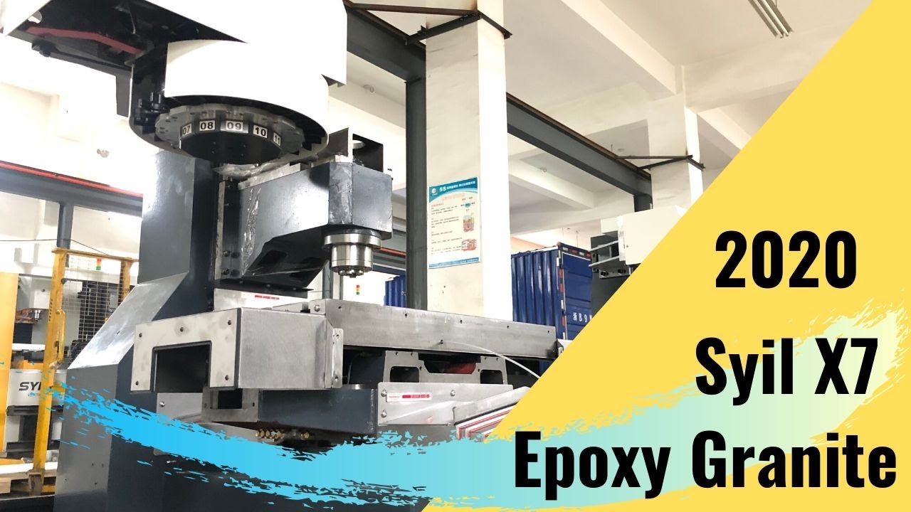 2020 SYIL X7 - All new Epoxy Granite CNC Mill