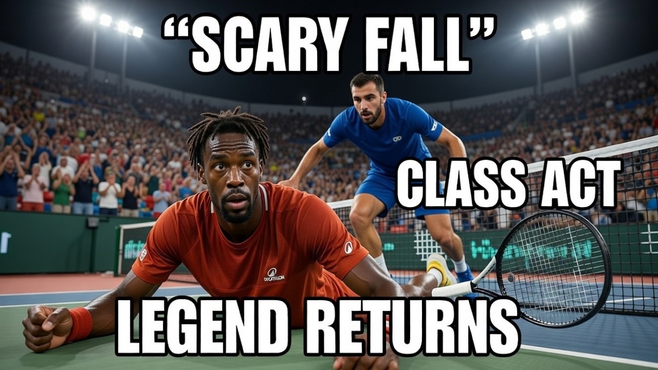 GAEL MONFILS SURVIVES SCARY FALL TO CLAIM EMOTIONAL WIN IN ACAPULCO