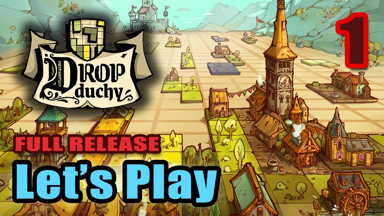 Let's Play - Drop Duchy - Strategy City Building Tactical Combat Tetris - Full Gameplay (Release)