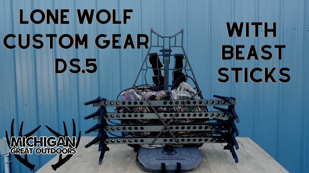 Lone Wolf Custom Gear .5 stand - With Beast sticks How I run my sticks with NO NOISE