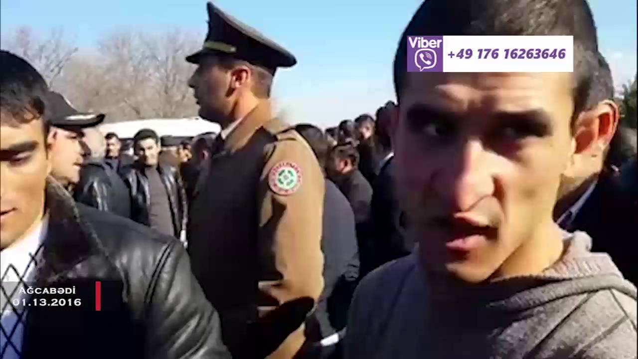 Ağcabədi‬də bahalaşma əleyhinə aksiyadan etirazçılar danışır