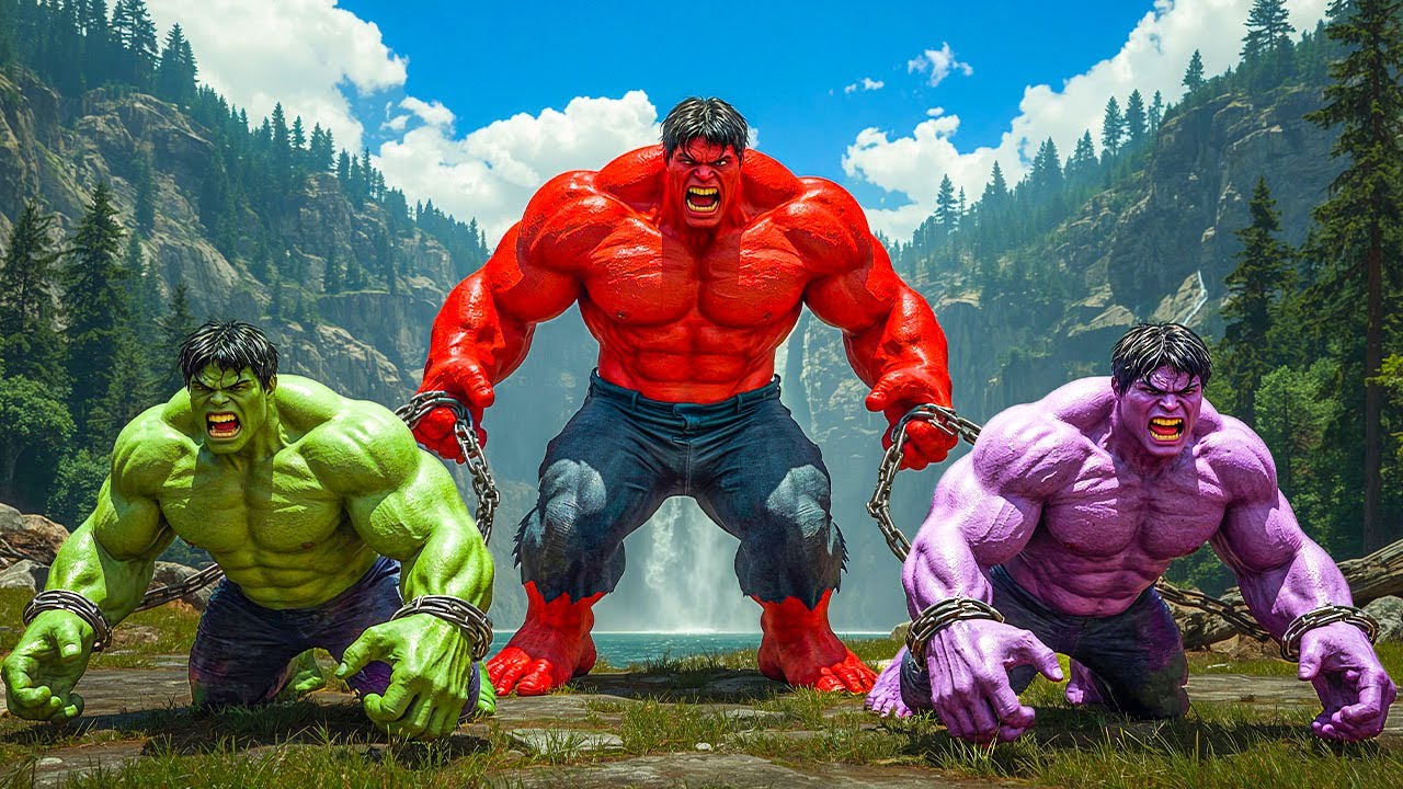 HULK vs RED HULK EPIC BATTLE! However, PURPLE HULK Unexpected SAVE Changes Everything!
