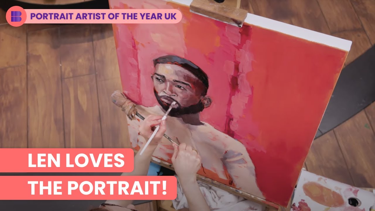 Len Goodman's Smile Perfectly Painted | Portrait Artist of the Year UK