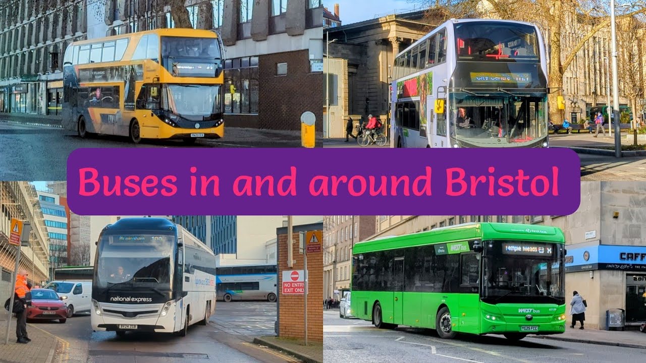 Buses in and around Bristol, England 2026