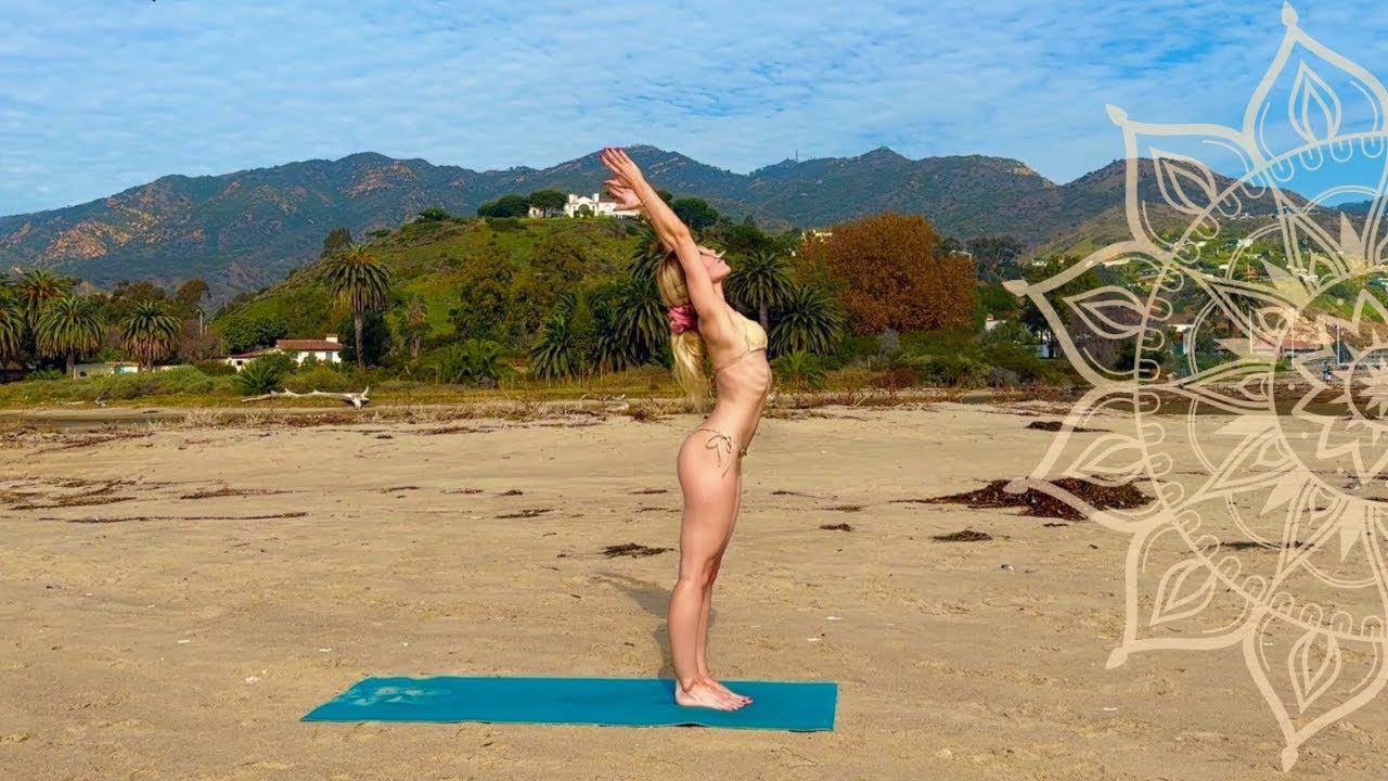 Beach Yoga for Being Present | Malibu