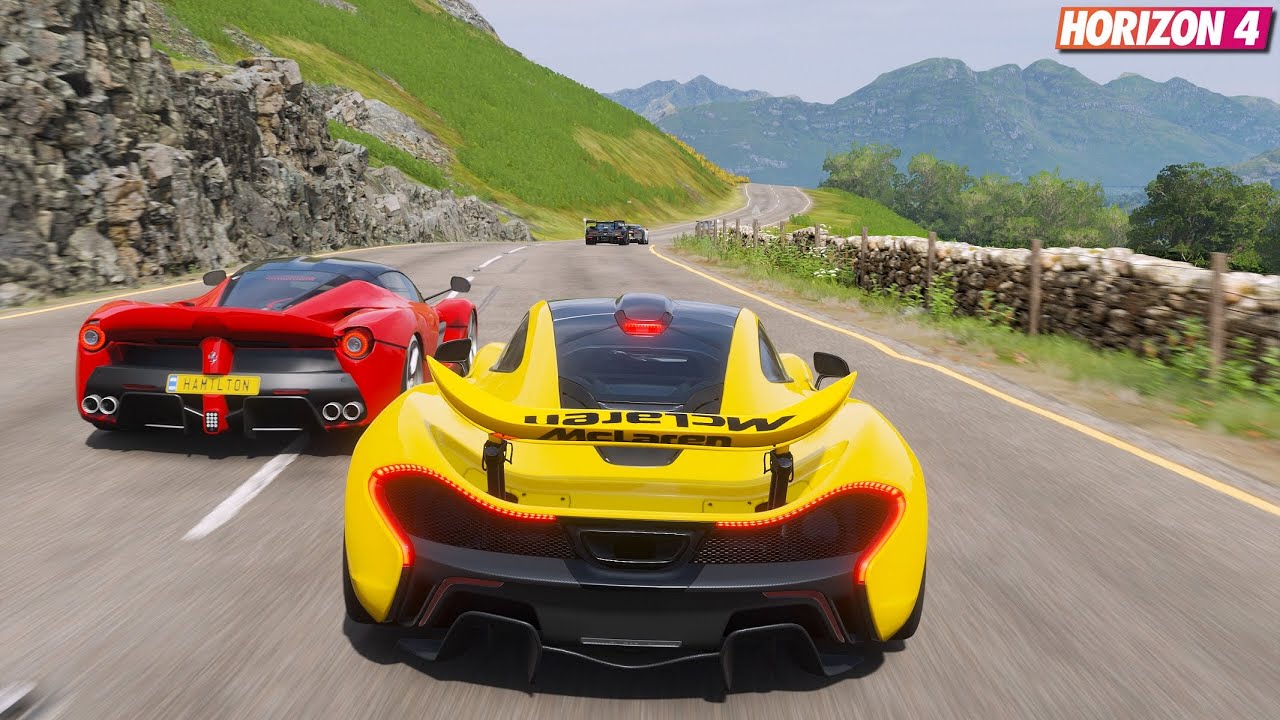 Forza Horizon 4 - McLaren P1 | Goliath Race Gameplay