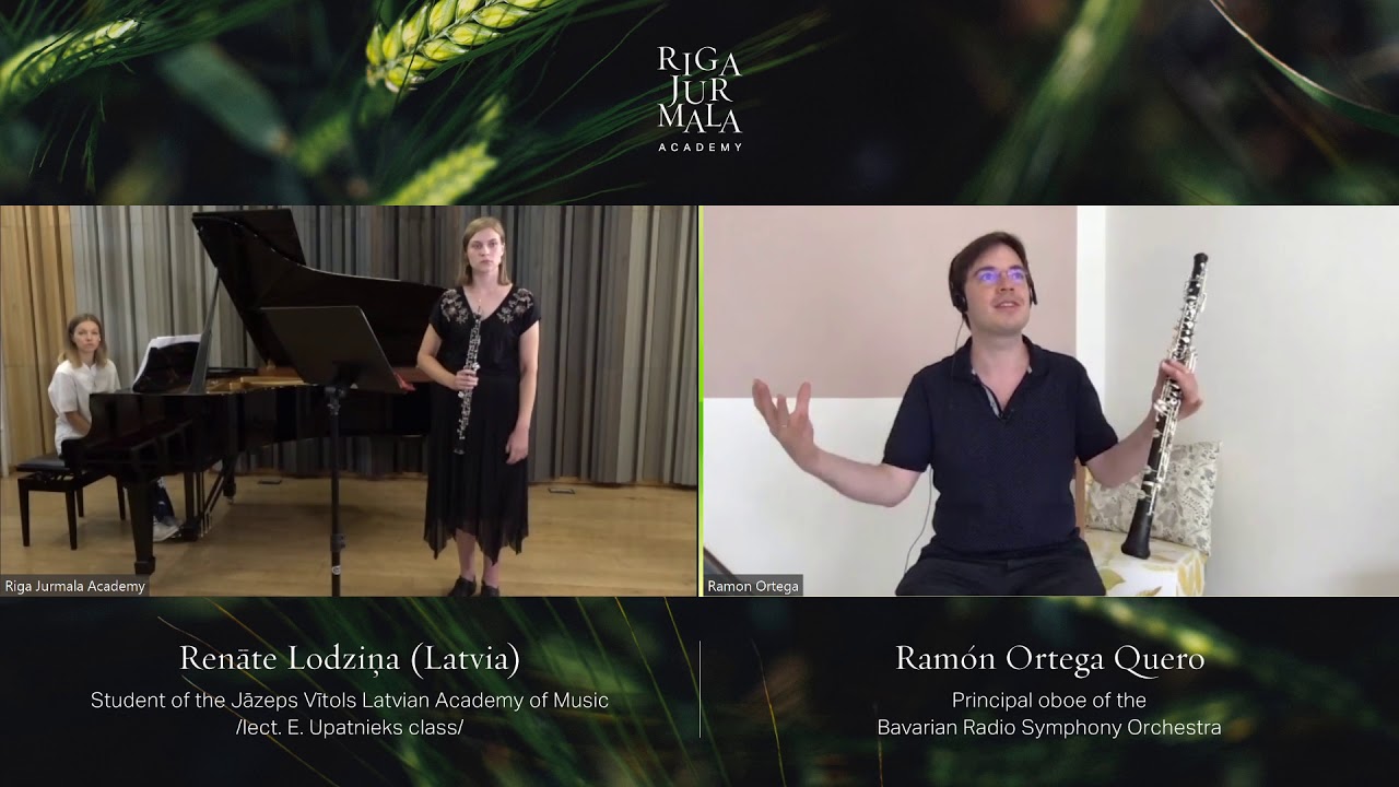 Live oboe masterclass with Ramón Ortega Quero | RJ Online Music Academy - Masterclass #24