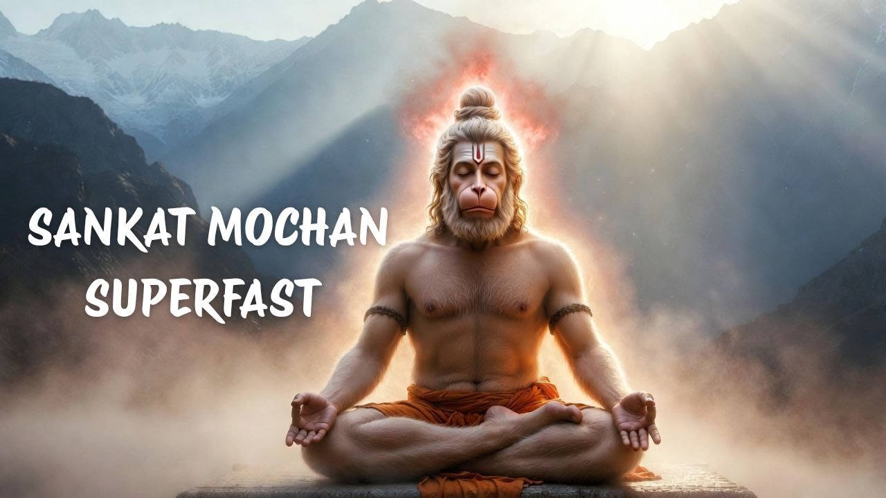 Sankat Mochan Superfast Hanuman Mantra ⚡ Remove Fear & Obstacles | Vajra Vaani