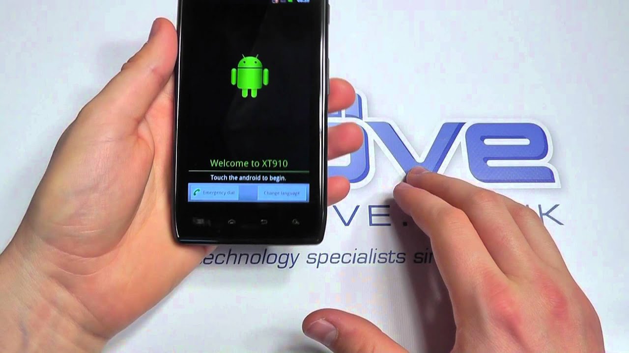 Motorola RAZR XT910 Android Smartphone Unboxing