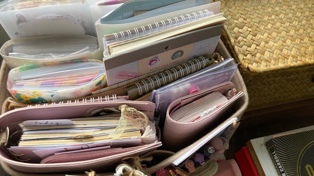 Parte 1 - Como organizo os meus adesivos! #journal #adesivos #planner #papelaria #organization