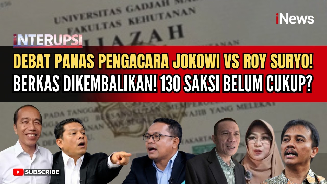 [FULL] Berkas Dikembalikan, Roy-Rismon-Tifa Aman? | Interupsi 5/2