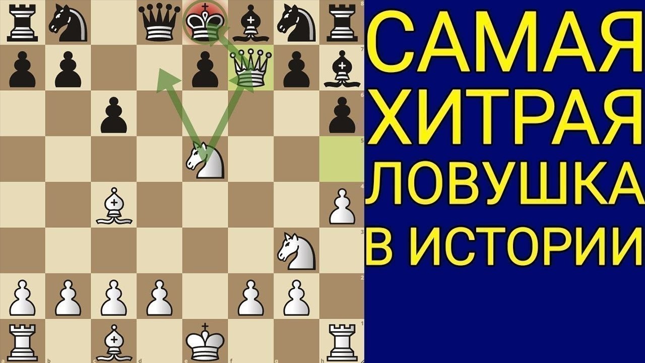 ЭТОТ МАТ НУЖНО ЗНАТЬ ВСЕМ! Самая красивая ЛОВУШКА в истории шахмат! Шахматы ловушки