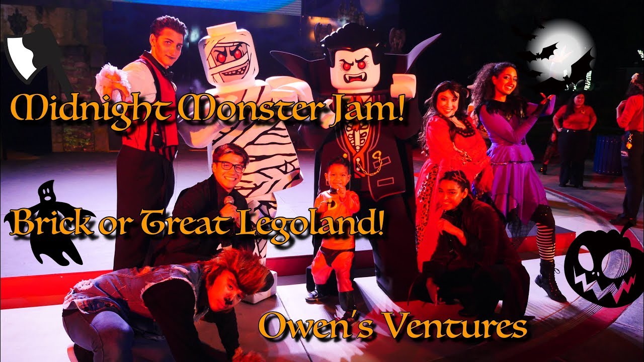 Midnight Monster Jam Dance Party Legoland California Brick or Treat 9/29/18