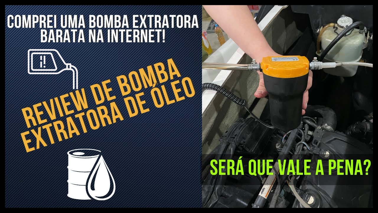 Bomba de extratora de oleo chinesa funciona?