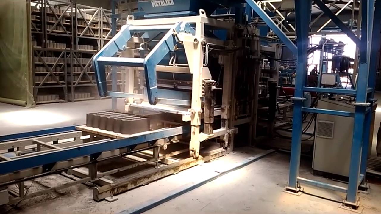 Automatic concrete block making plant VPS 3000LX with VLP 8 METALIKA automatska linija za betonske e