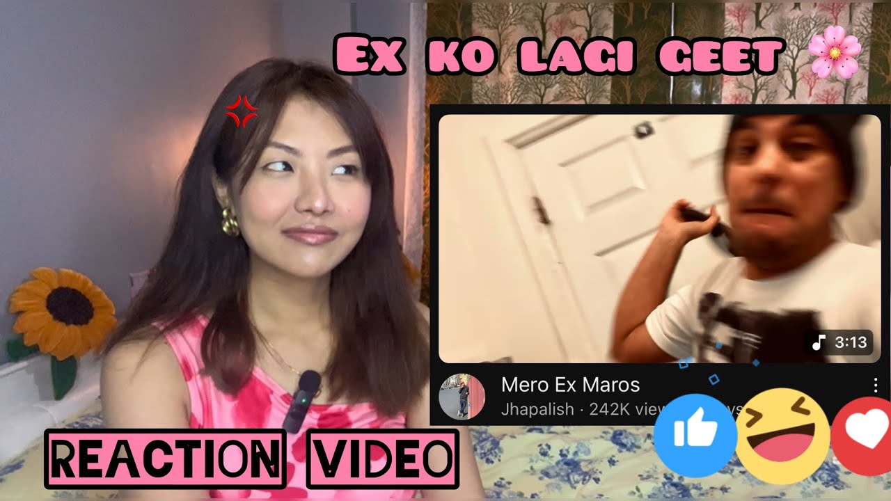 Reacting on JHAPALISH NEW RAP SONG- mero ex MAROSS 🥹🥲🥸😅😂🤣