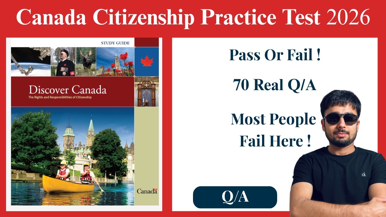 Canada Citizenship Practice Test 2026 | 71 REAL Discover Canada Questions (Pass First Try!)