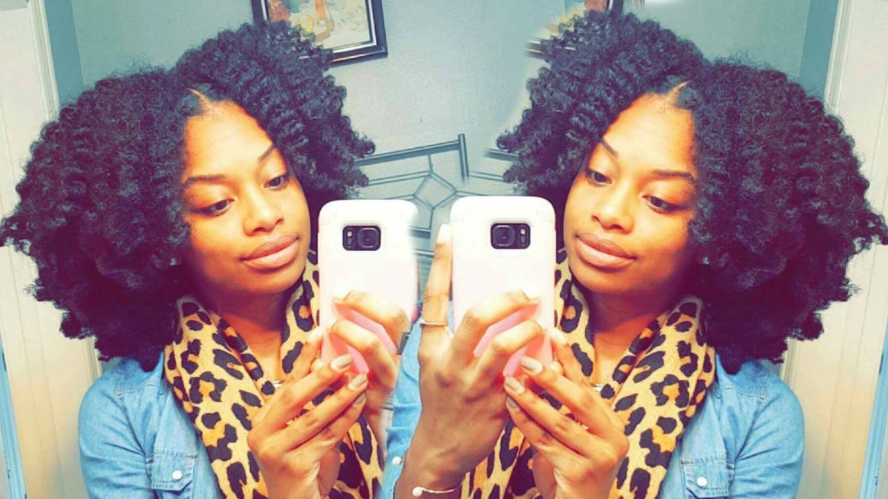 Soft and Fluffy Twistout on Natural Hair
