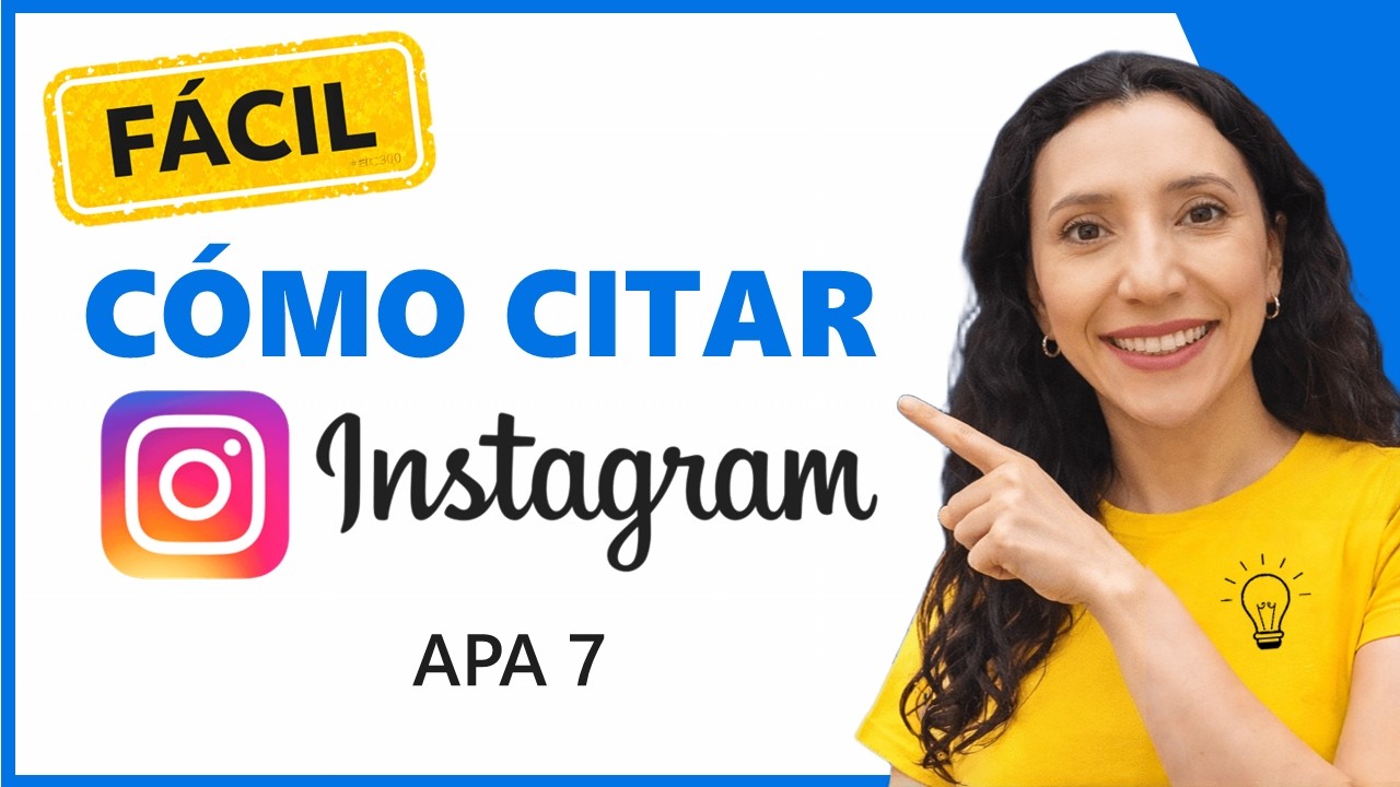 📷 Cómo citar Instagram con Normas APA 7, fácil con ejemplos - Investigar es fácil 😎