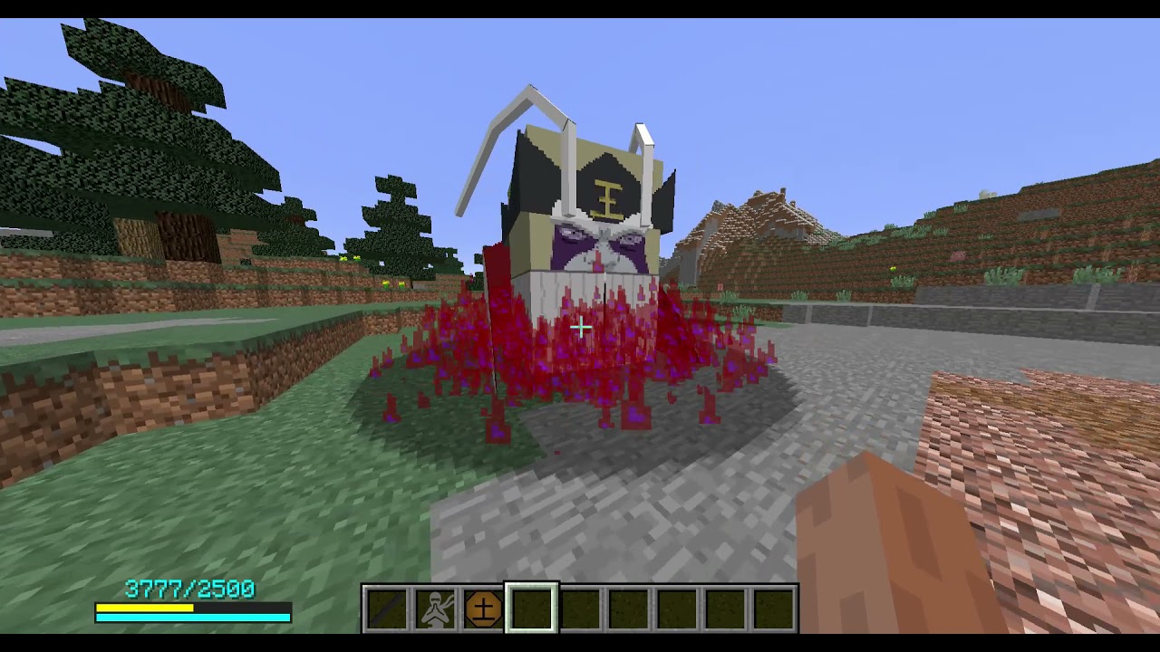 Rinnegan features in minecraft