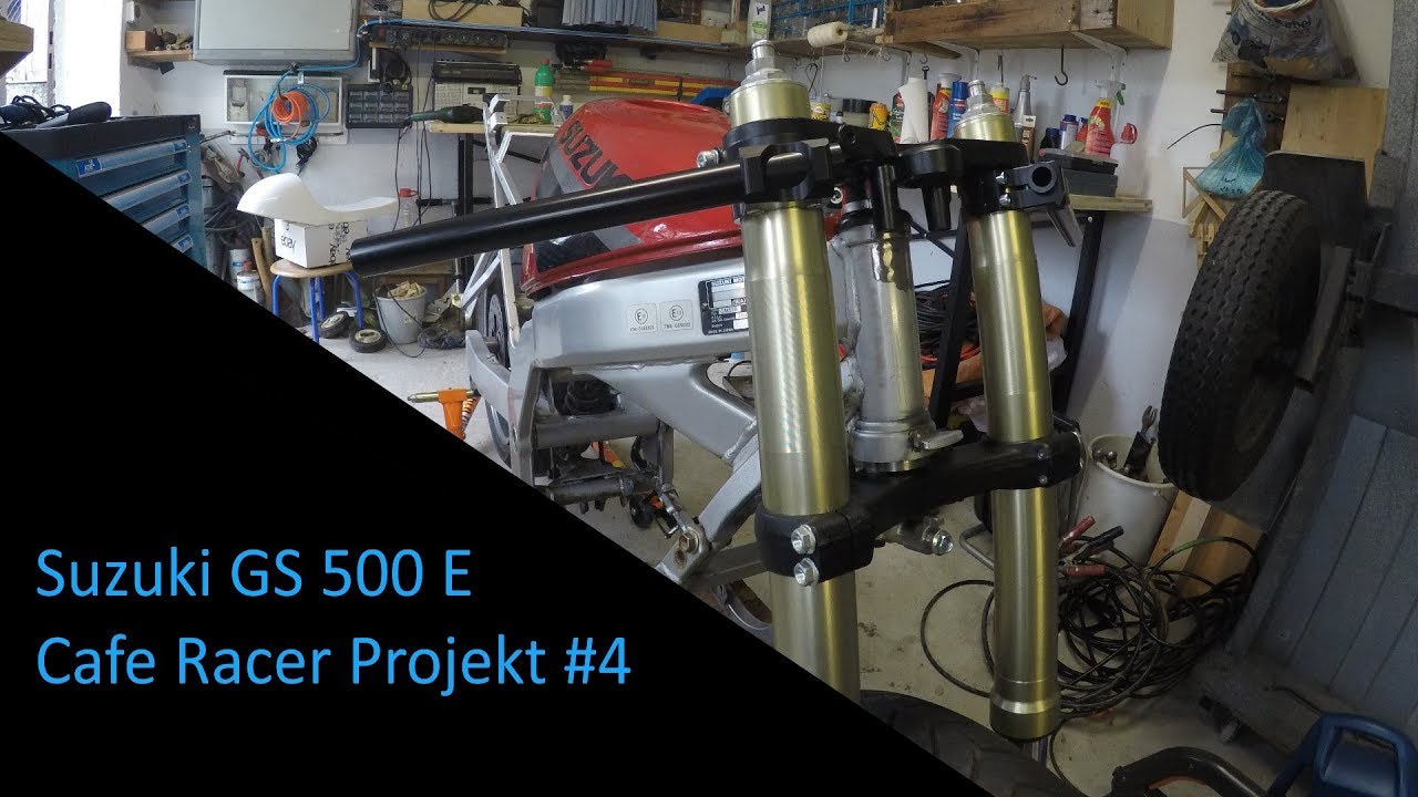 Suzuki GS 500 E Cafe Racer Projekt #4 | Lenker und News zum Heckrahmen