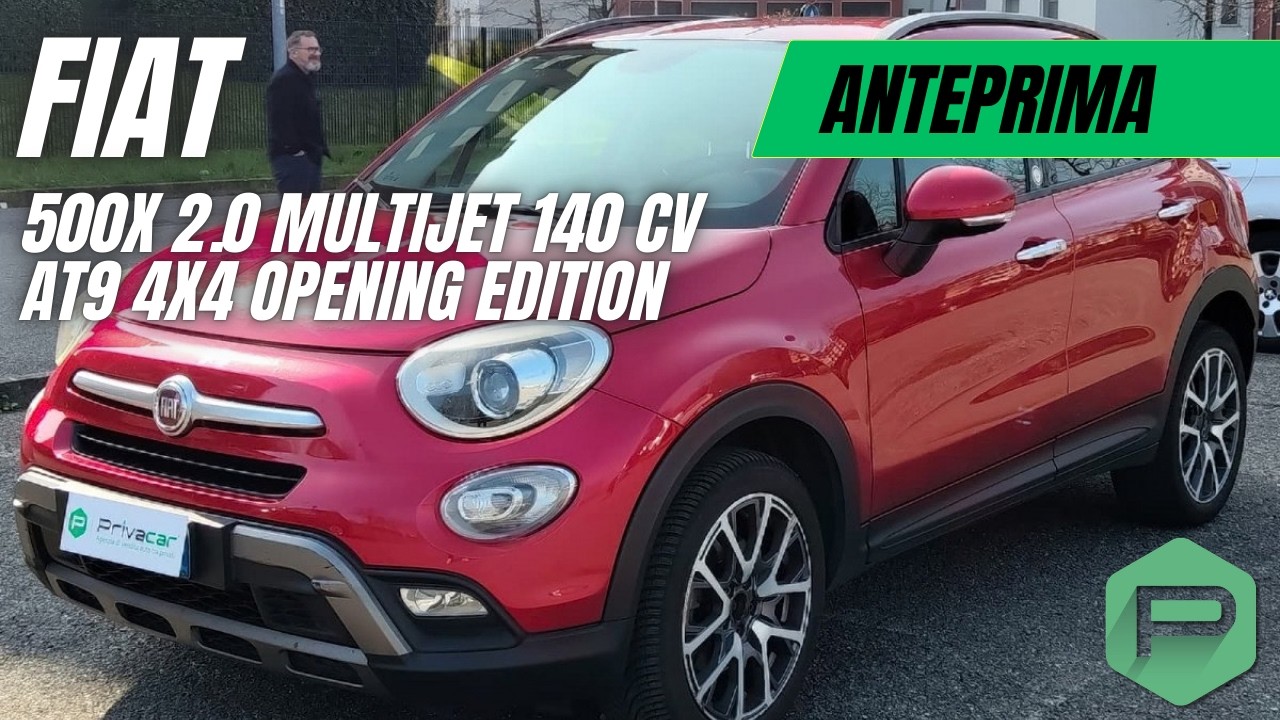 FIAT 500X 2.0 MultiJet 140 CV AT9 4x4 Opening Edition