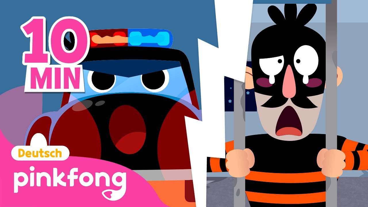 Polizei VS Diebe | Polizei Kumpel und mehr 🚔 | Baby Shark Deutsch | Pinkfong, Baby Hai! Kinderlieder