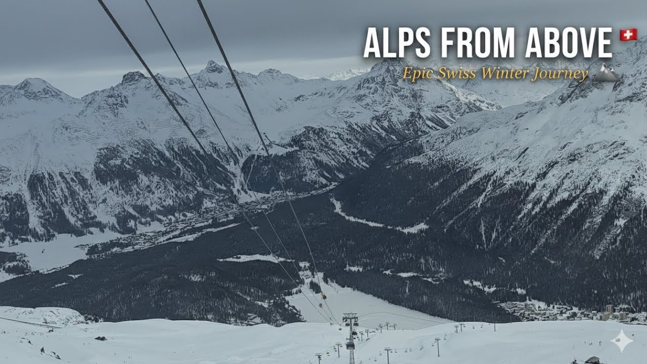 Alps from Above St.Moritz🇨🇭 🏔🌲🌿